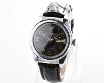 Raketa vintage mechanical wrist watch with double calendar