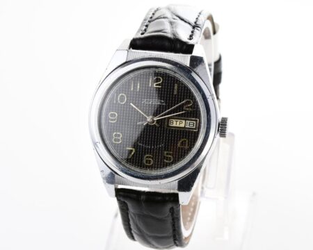 RAKETA vintage mechanical wrist watch with double calendar
