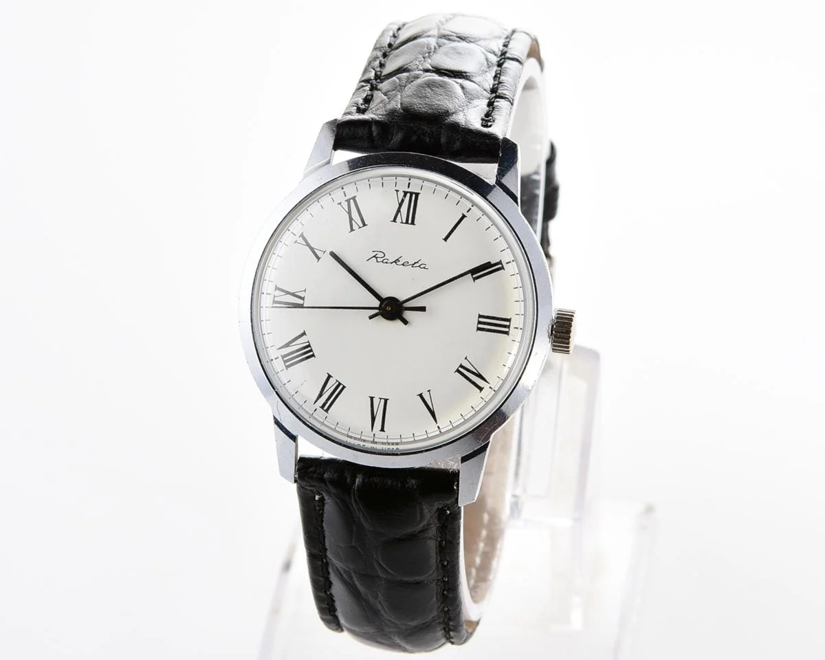 Soviet Raketa Baltica vintage mechanical wristwatch