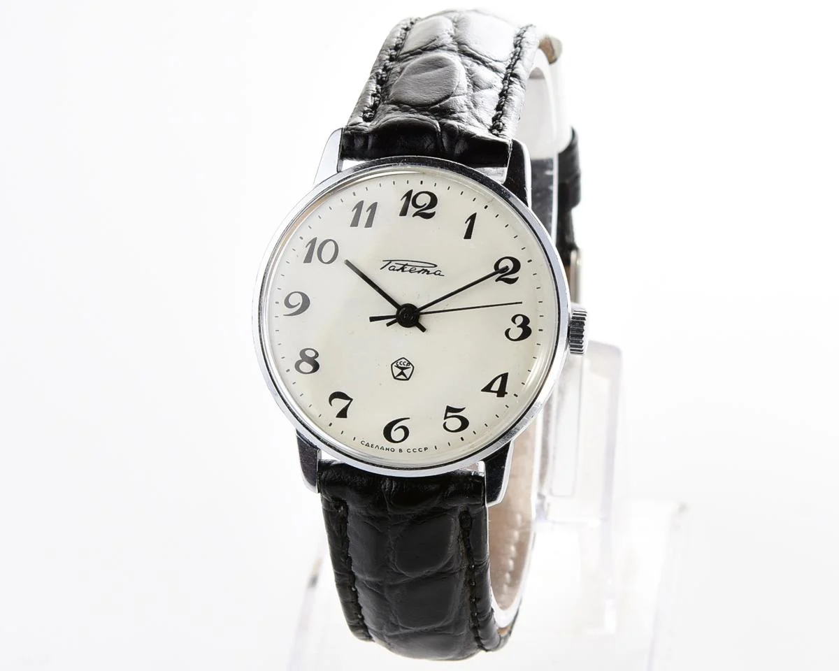 Soviet Raketa elegant vintage mechanical watch
