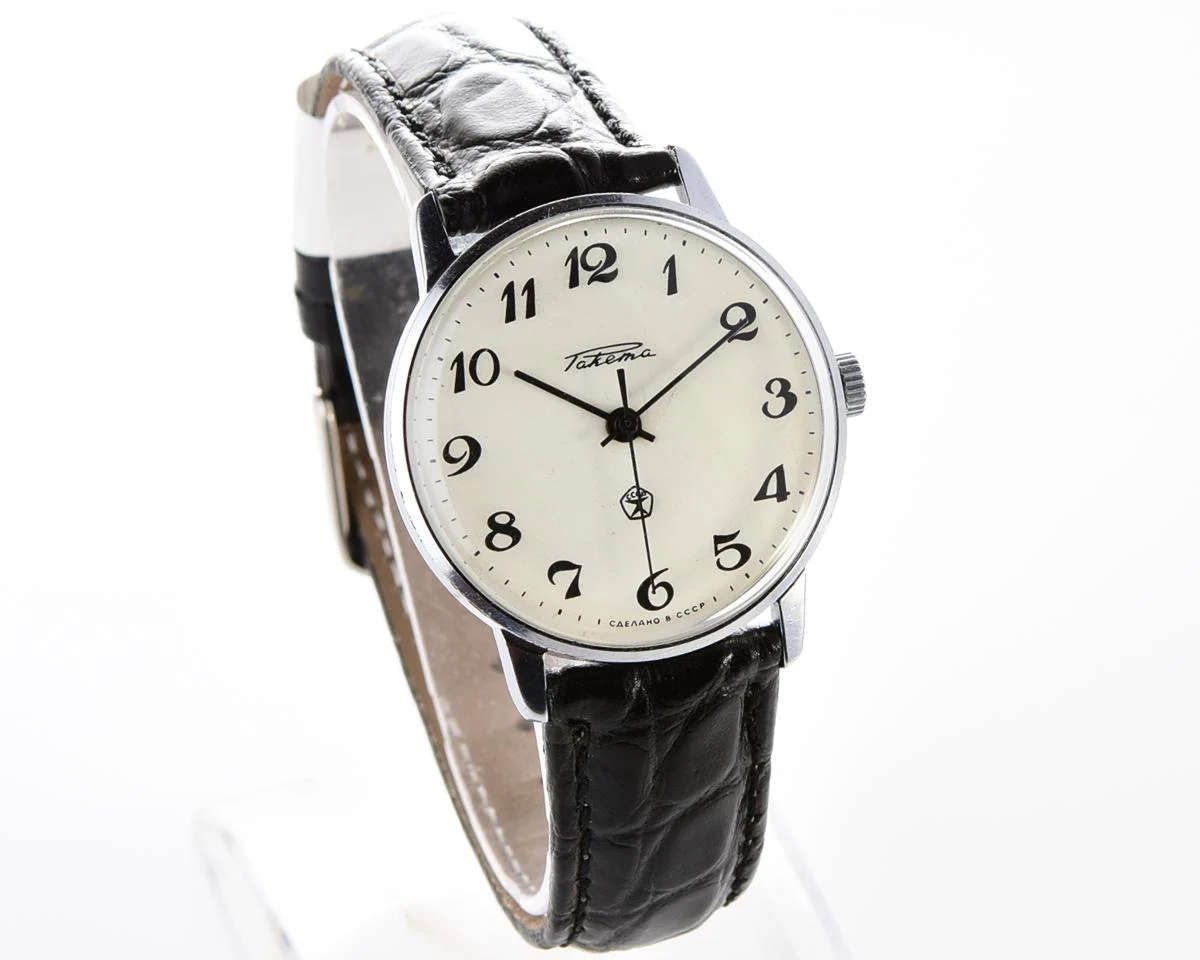Soviet Raketa elegant vintage mechanical watch