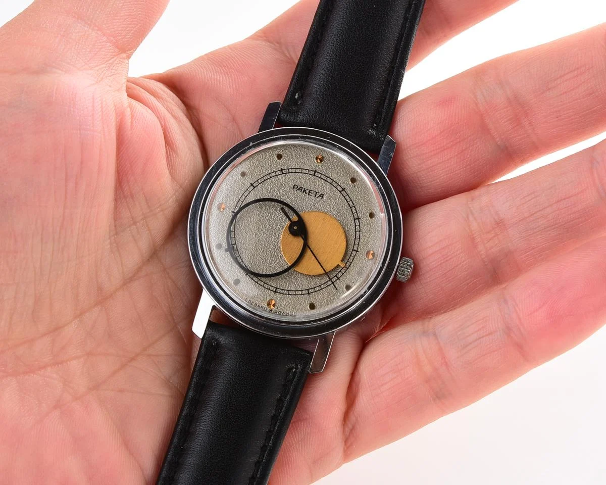 Excellent Raketa Copernicus Soviet mechanical watch with box and passport!