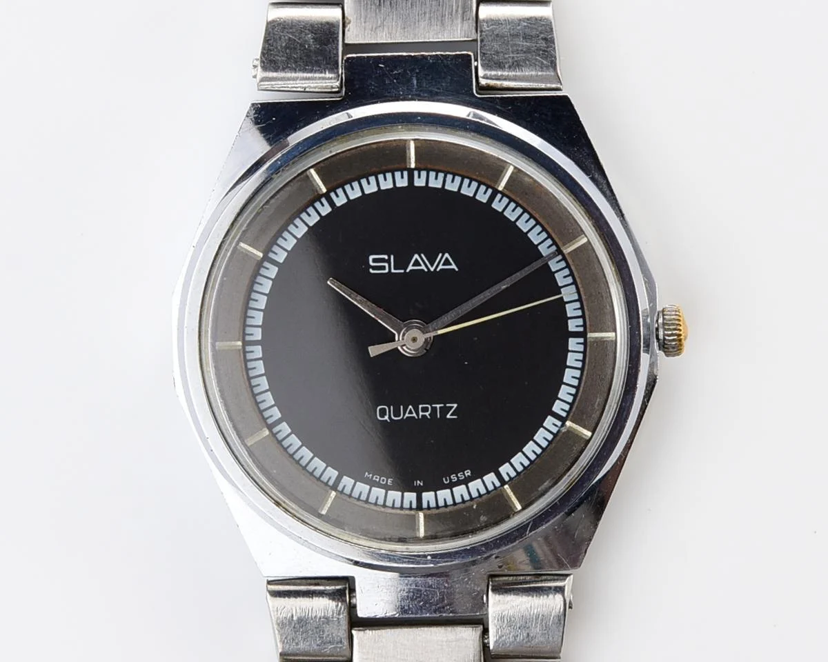 Soviet Slava with quartz movement