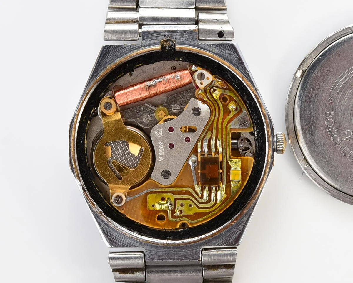 Soviet Slava with quartz movement