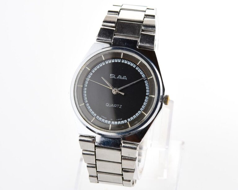 Automatic soviet SLAVA with quartz movement