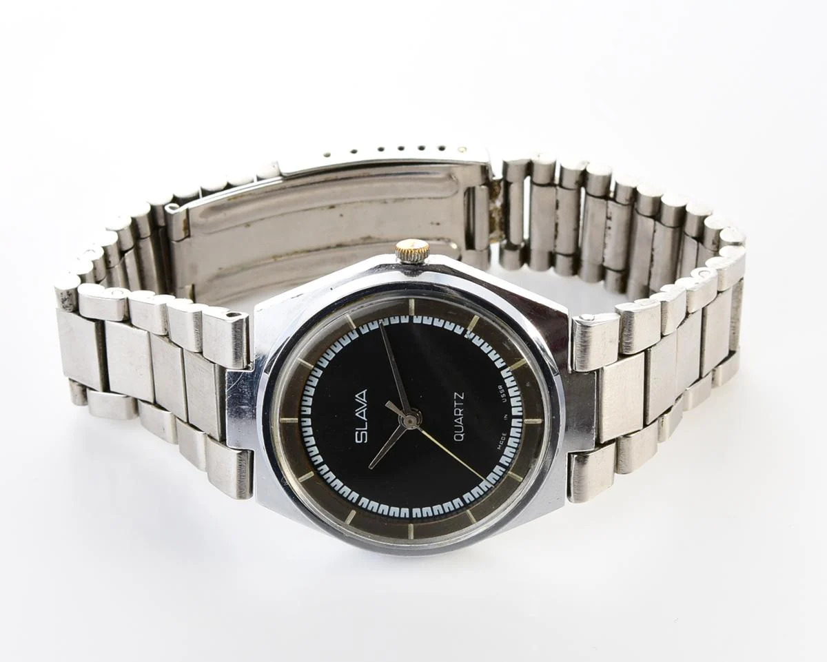 Soviet Slava with quartz movement