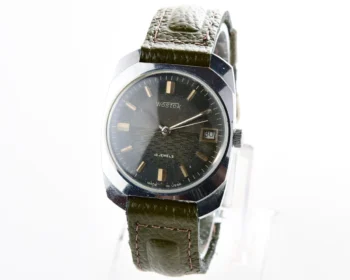 Export Wostok (Vostok) mechanical watch with beautiful textured teal dial