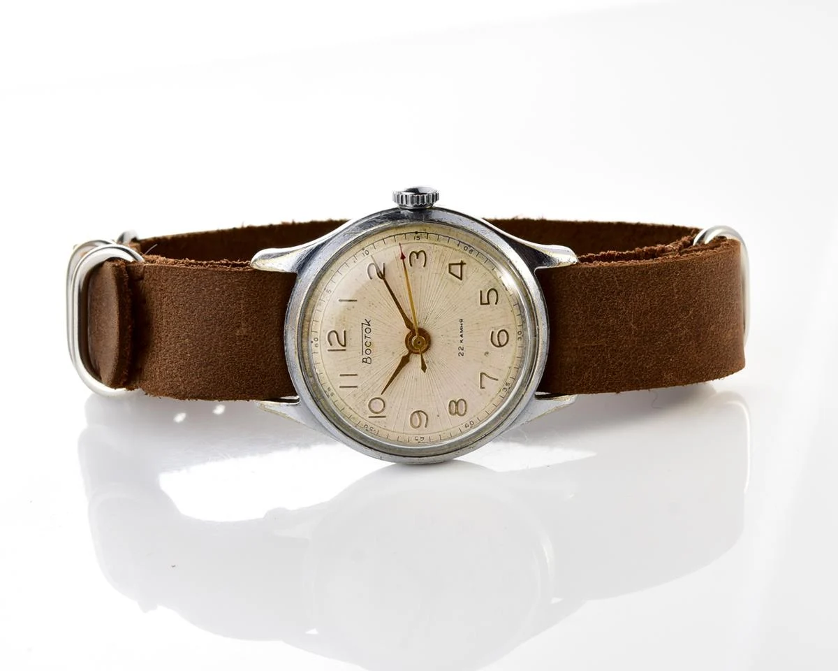 Wostok (Vostok) mechanical wrist watch with precision movement from 1959 domestic version!