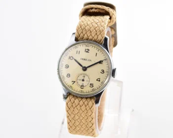 Rare!!! version vintage Soviet mechanical wrist watch Pobeda, 2nd quarter 1953