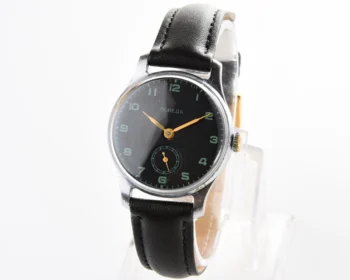 Vintage Soviet mechanical Pobeda wrist watch from 1st quarter 1952