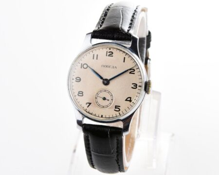 Excellent condition vintage soviet mechanical POBEDA wrist watch, 1MChZ, 1st quarter 1954
