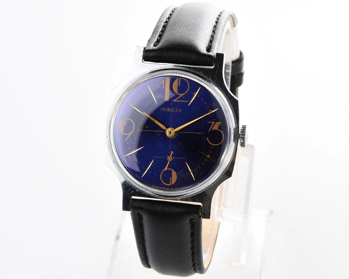 Pobeda Soviet mechanical wrist watch