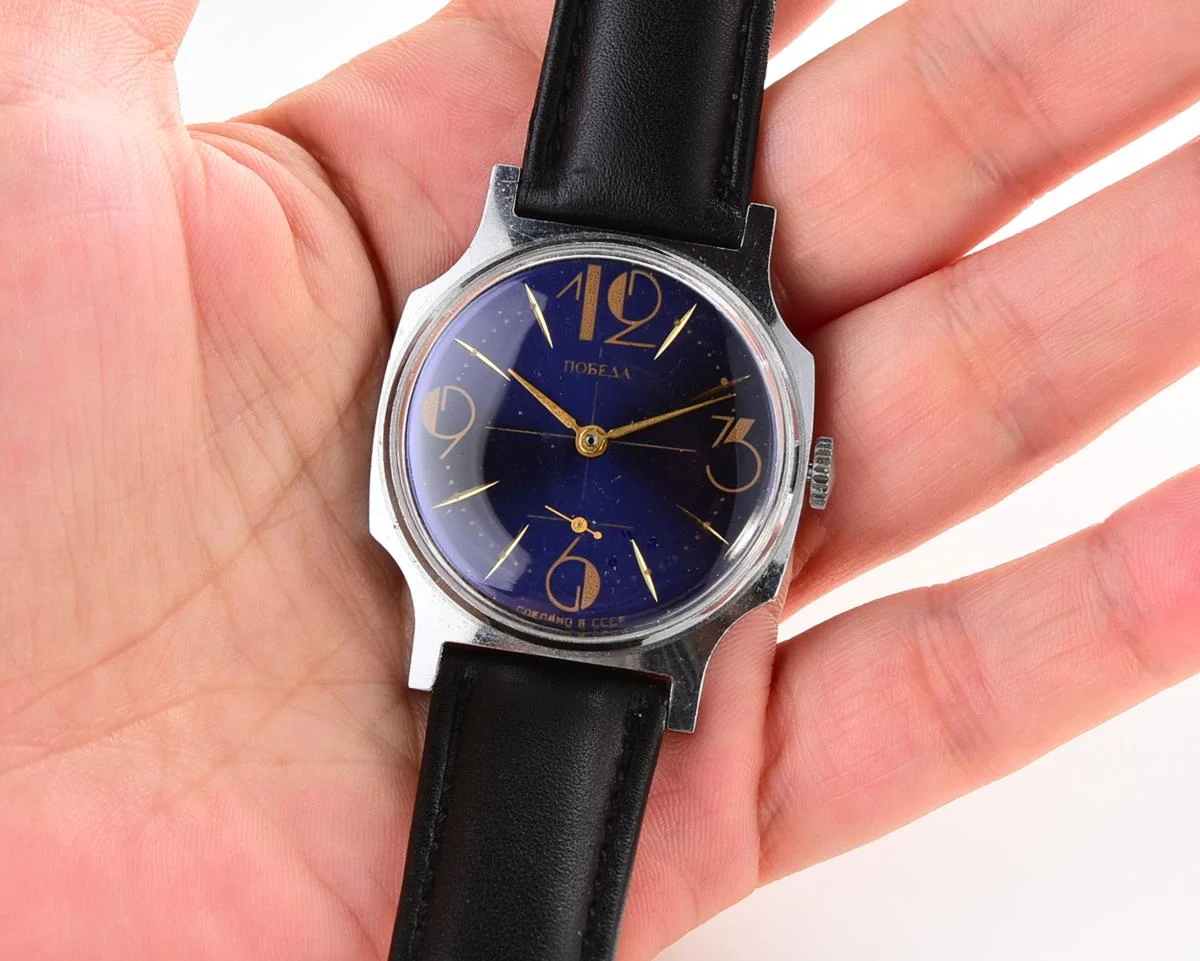 Pobeda Soviet mechanical wrist watch