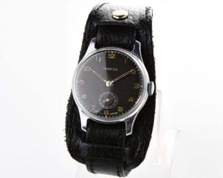 Vintage soviet mechanical POBEDA wrist watch, 1MChZ, 1st quarter of 1955