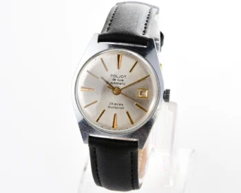 Soviet Poljot mechanical wristwatch with automatic self winding movement