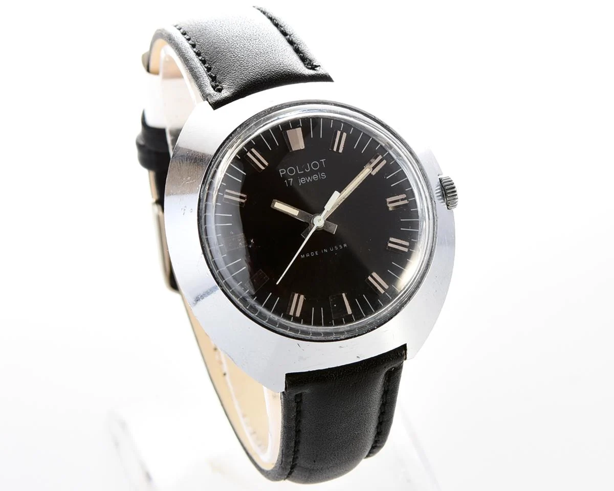 Soviet Poljot mechanical wrist watch