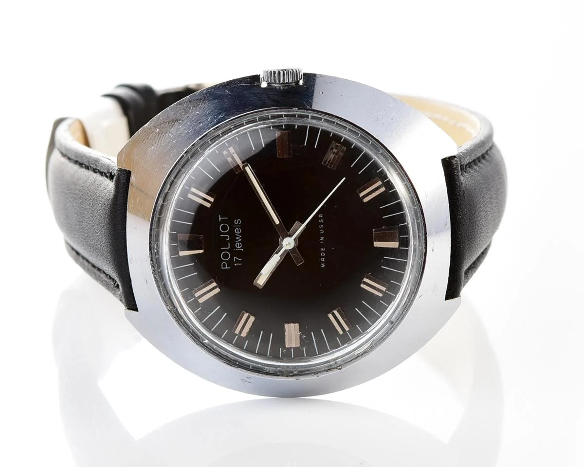 Soviet Poljot mechanical wrist watch