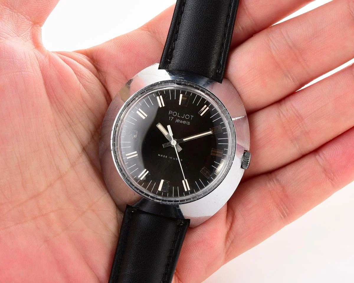 Soviet Poljot mechanical wrist watch