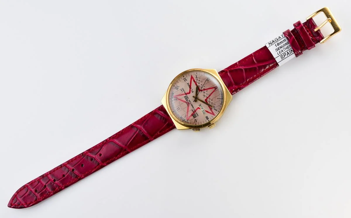 Soviet Raketa Star gold-plated perpetual calendar mechanical watch