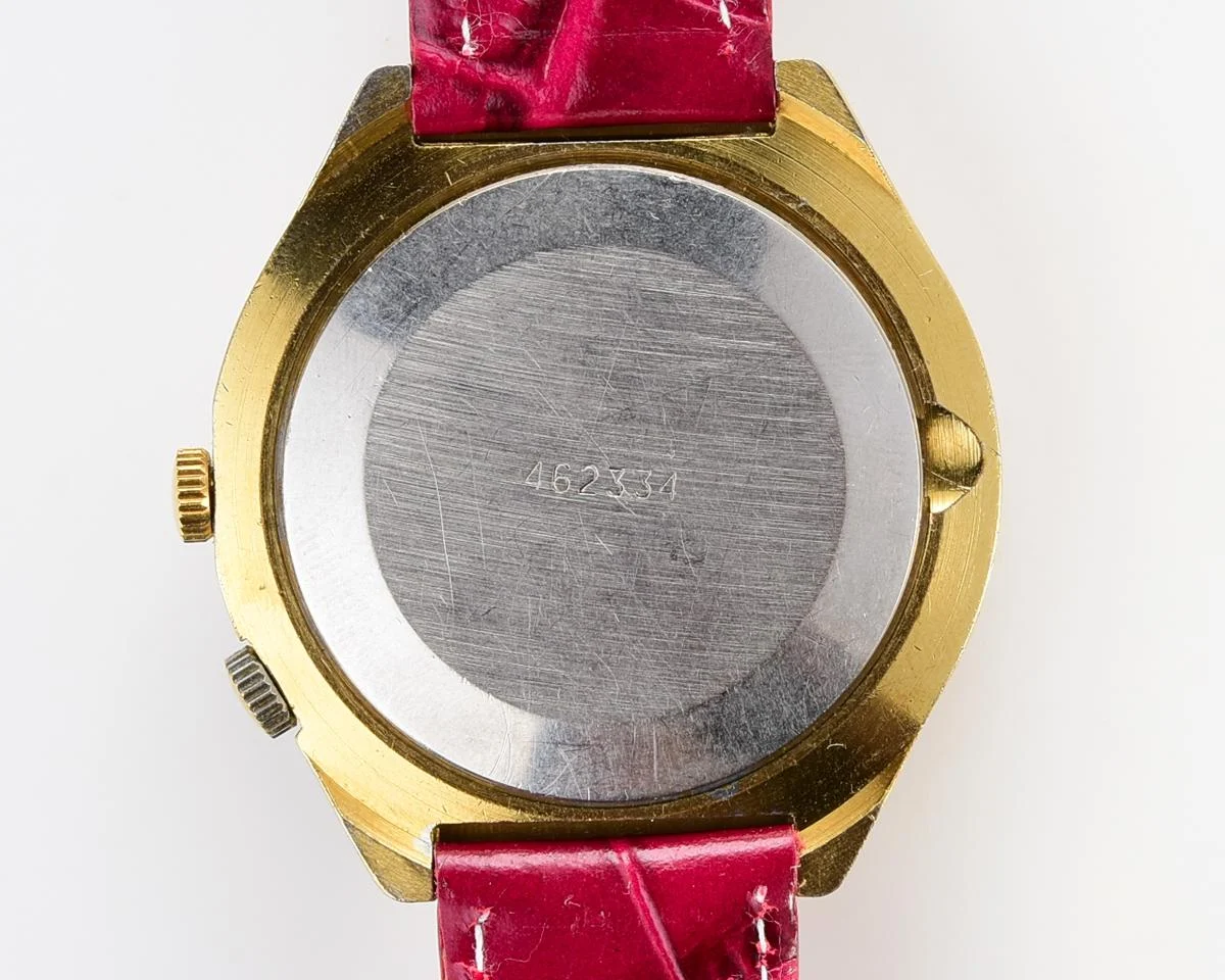 Soviet Raketa Star gold-plated perpetual calendar mechanical watch