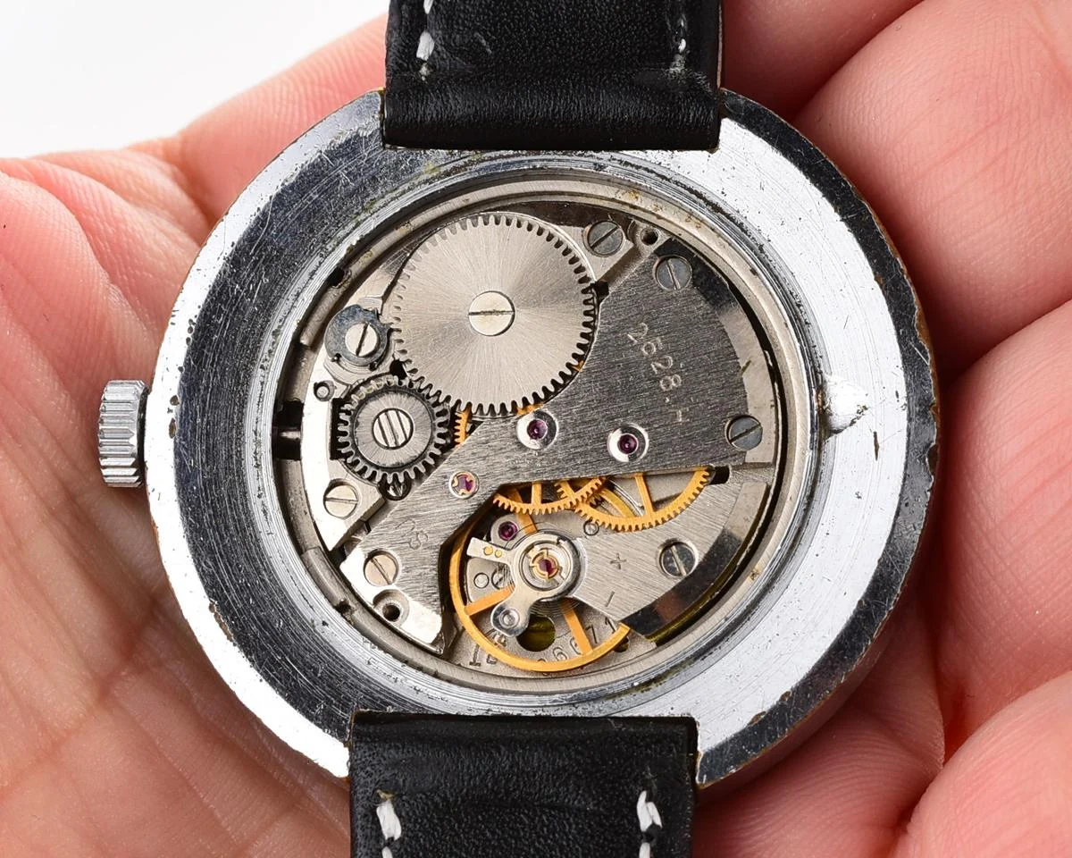 Vintage mechanical Raketa Goroda(Cities) world time watch