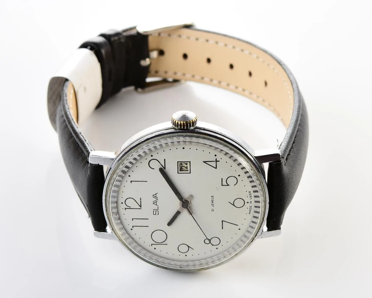 Slava Soviet mechanical vintage watch