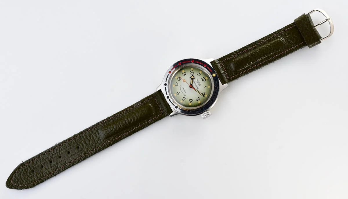 Soviet Vostok Amphibia vintage mechanical wristwatch