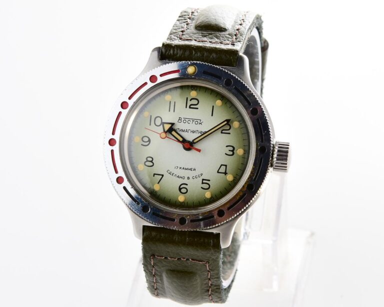 Soviet Vostok Amphibia vintage mechanical wristwatch