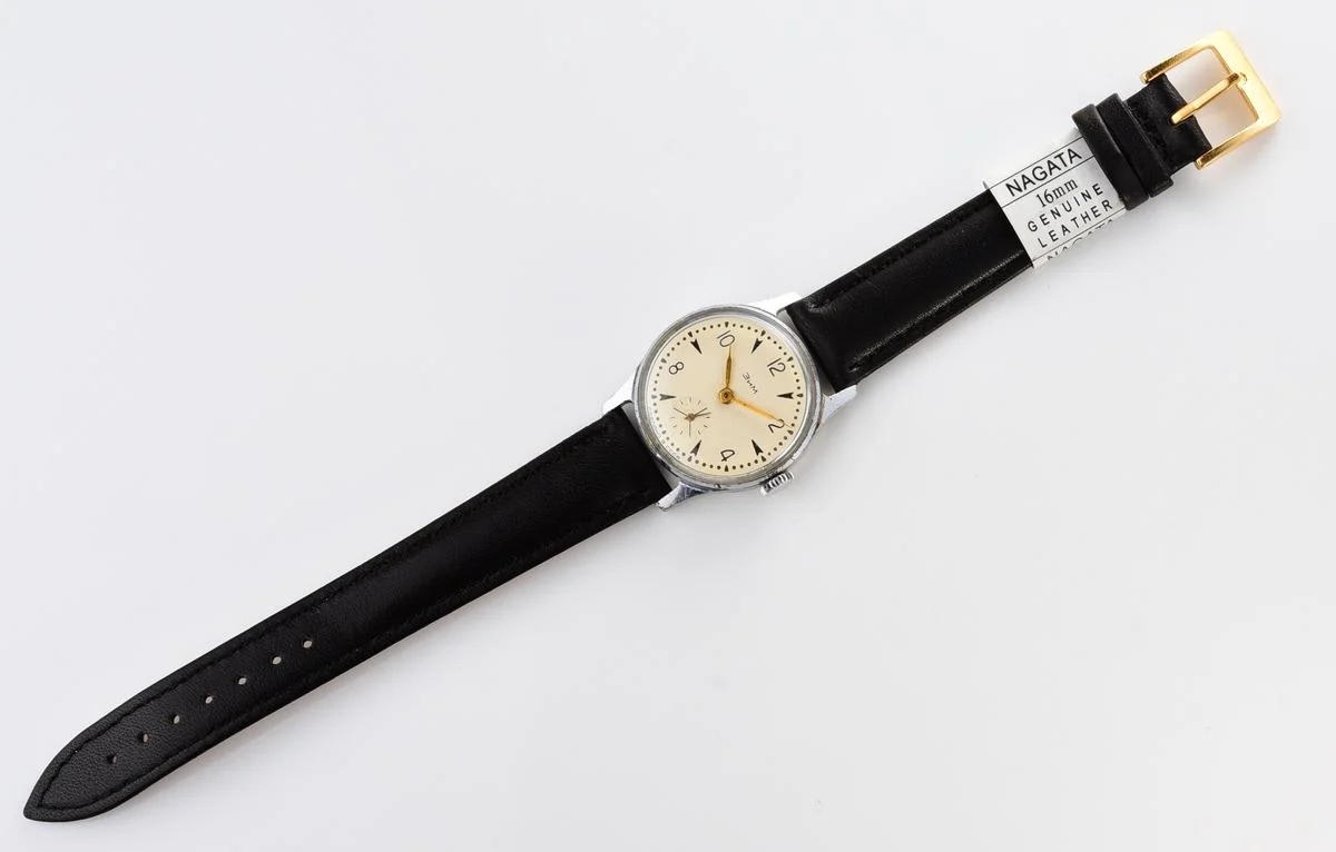 ZiM Soviet mechanical watch with cream dial - from the 1st quarter of 1956