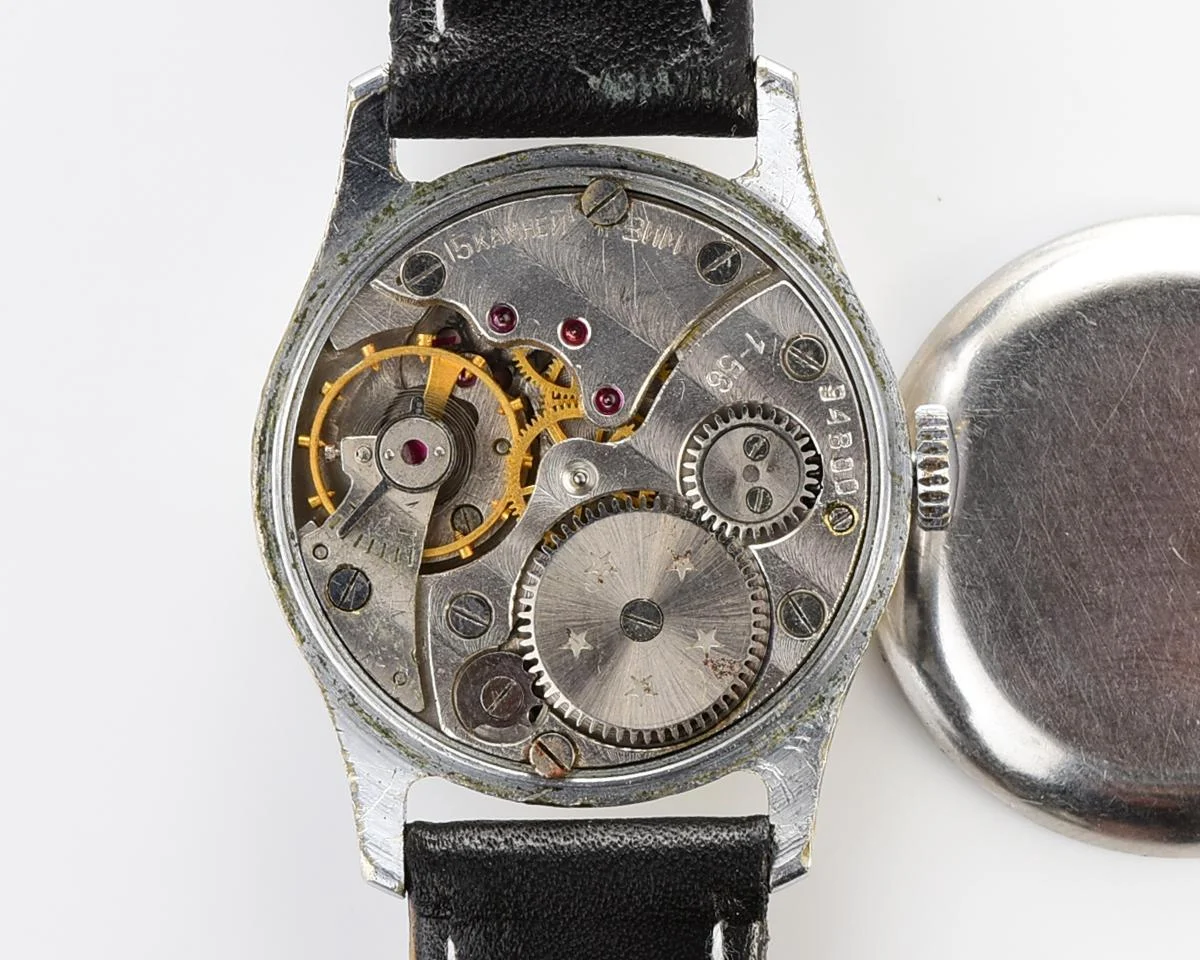 ZiM Soviet mechanical watch with cream dial - from the 1st quarter of 1956