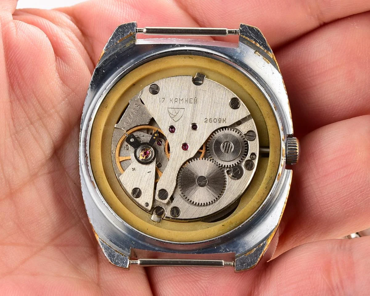 Chaika Soviet mechanical watch