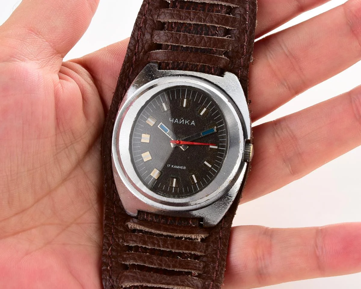 Chaika Soviet mechanical watch