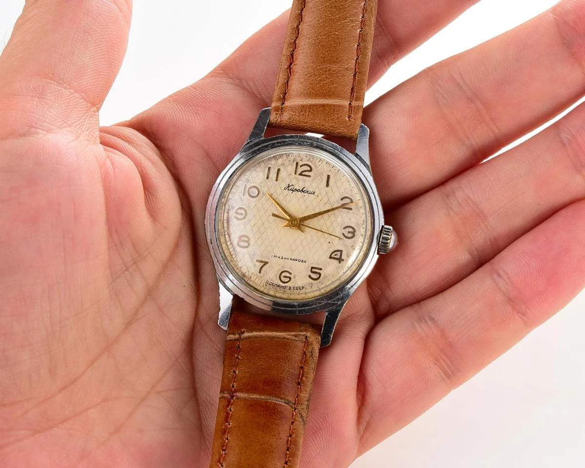 Kirovskie vintage Soviet wrist watch - 1st Moskow Watch Factory