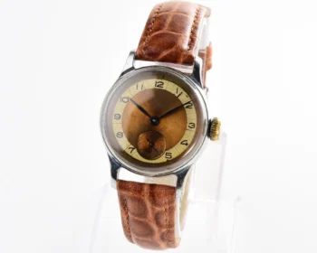 Soviet mechanical Pobeda watch in "hermetic" case, 1MChZ, 1st quarter of 1956