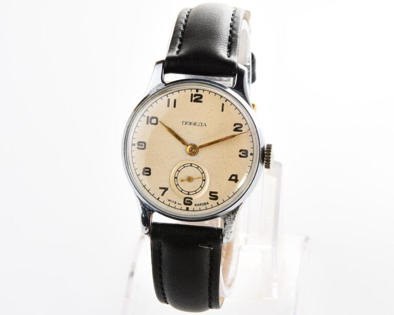 Vintage soviet mechanical POBEDA wrist watch, from the 1st quarter 1951!