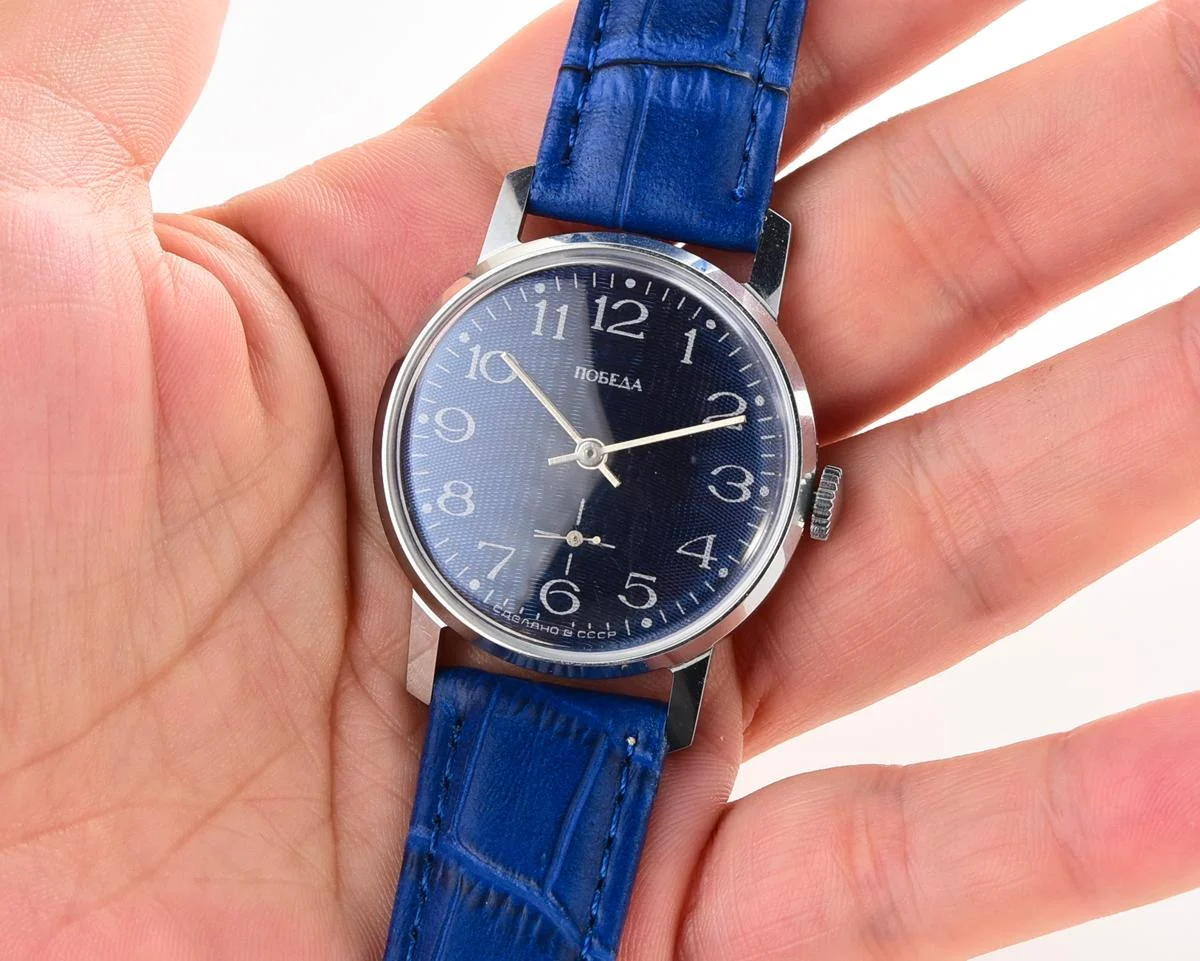 TIME CAPSULE: Mechanical Pobeda watch in box – New Old Stock (NOS)!