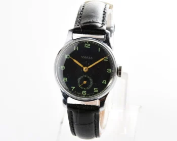 Vintage Soviet mechanical Pobeda wrist watch from 1st quarter 1955