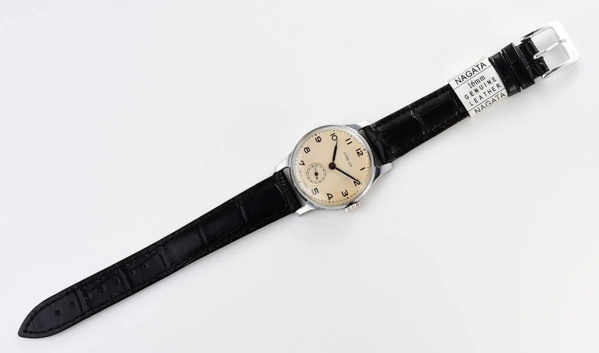 Vintage Soviet mechanical Pobeda wrist watch, 1MChZ, 2nd quarter 1958
