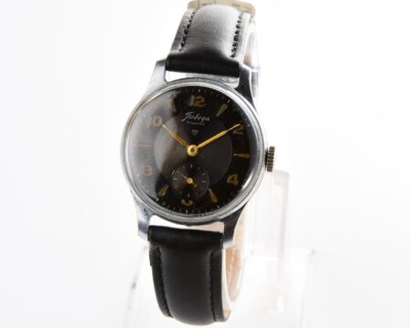 Vintage soviet mechanical POBEDA wrist watch from 3rd quarter 1956