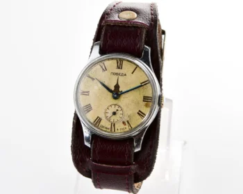 Vintage Soviet mechanical Pobeda wrist watch, the 3rd quarter of 1951
