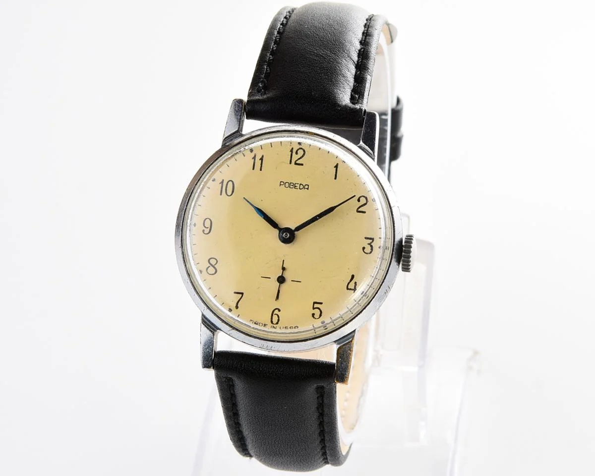 Pobeda Soviet mechanical wrist watch