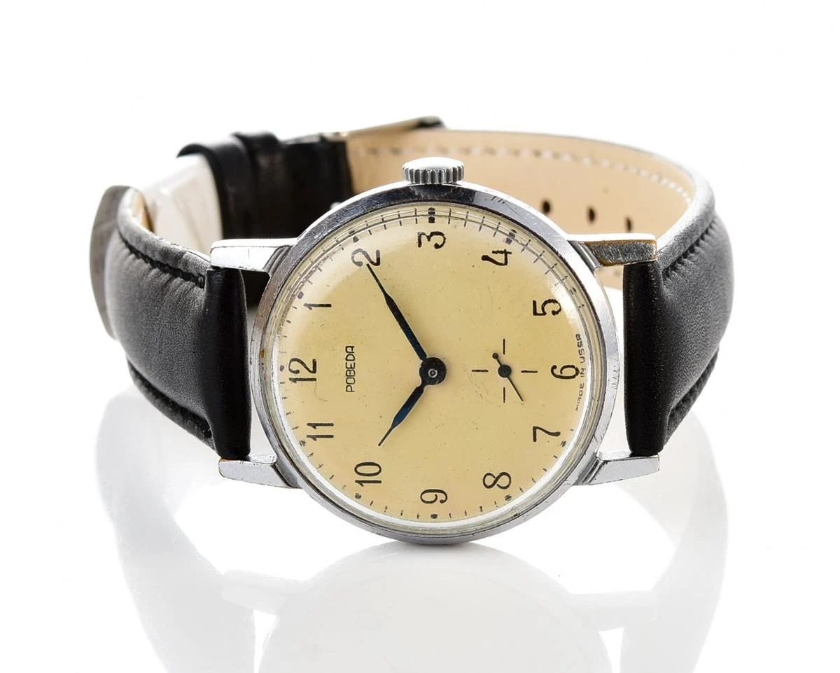 Pobeda Soviet mechanical wrist watch