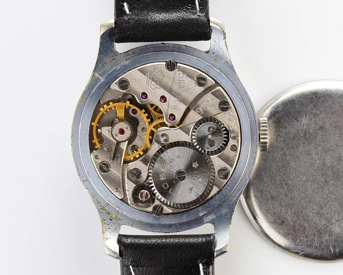 Vintage Soviet mechanical Pobeda wrist watch, 2MChZ from 1st quarter 1956