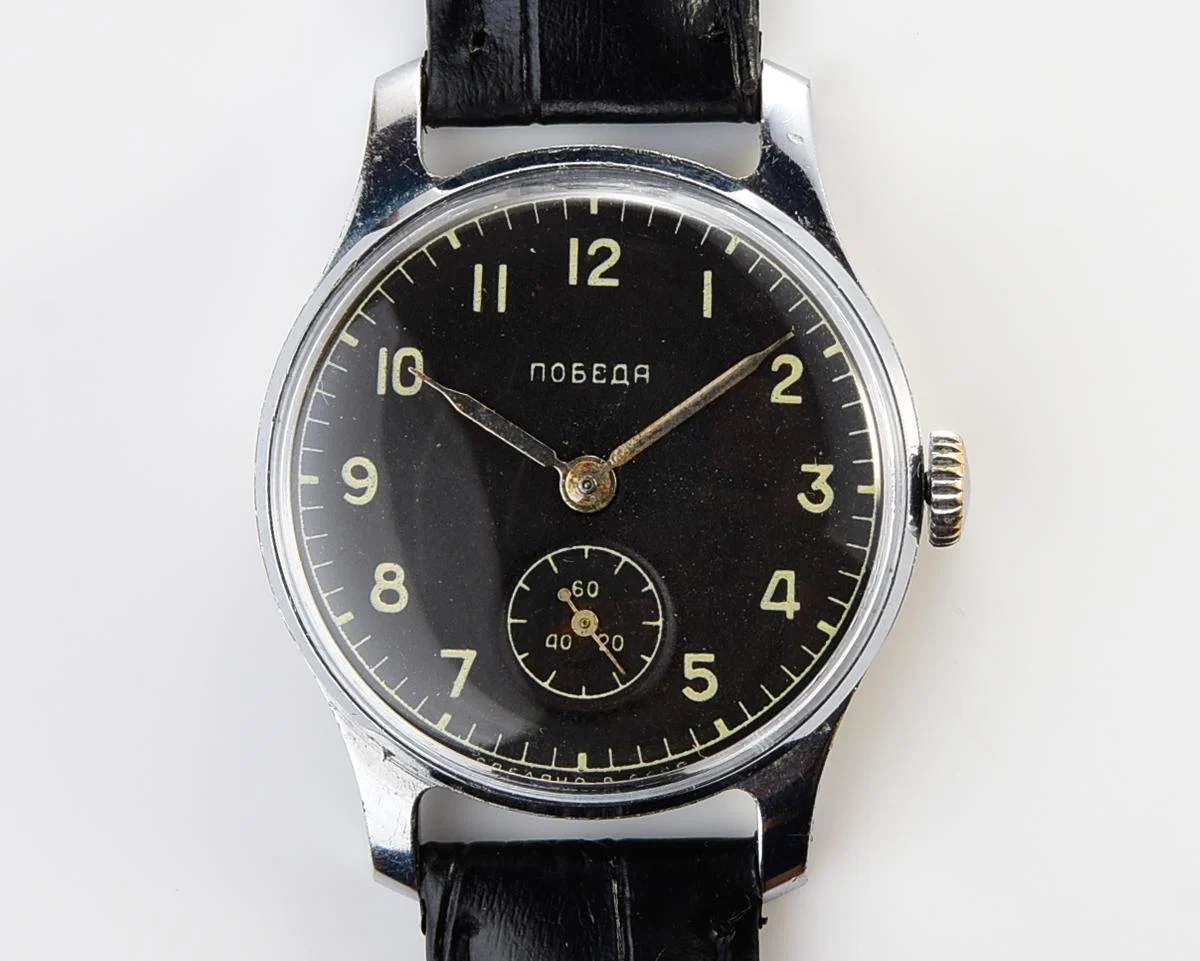 Excellent condition vintage Soviet mechanical Pobeda wrist watch, PChZ