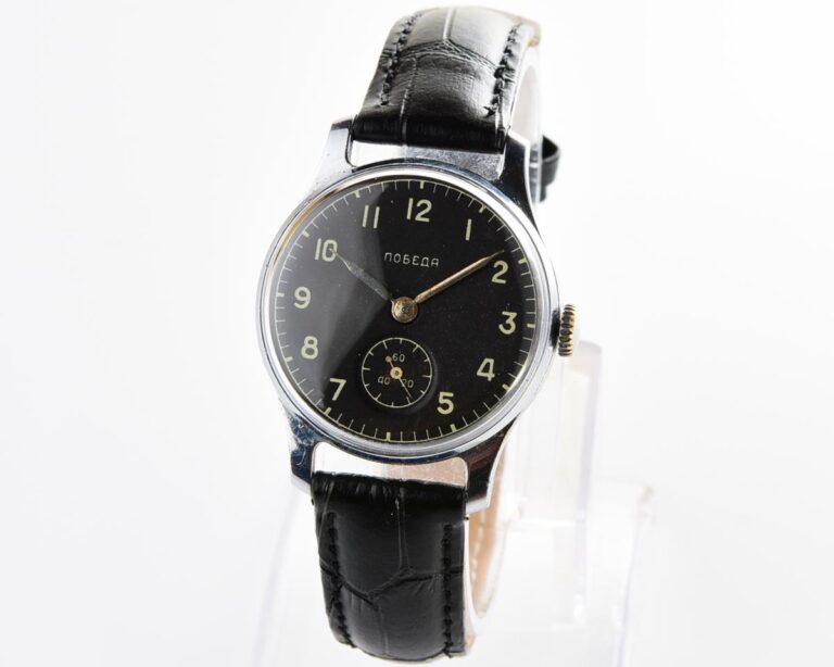 Excellent condition vintage soviet mechanical POBEDA wrist watch, PChZ