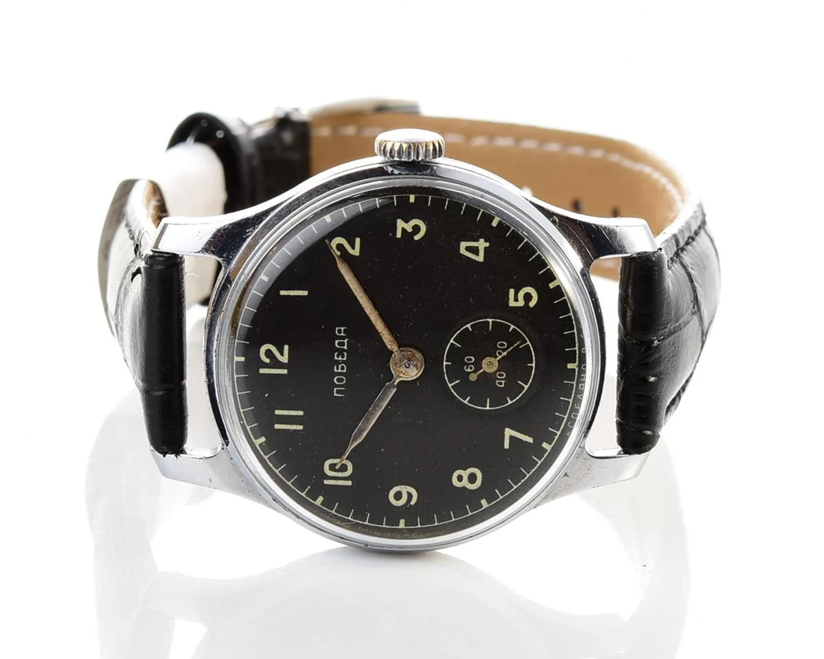 Excellent condition vintage Soviet mechanical Pobeda wrist watch, PChZ