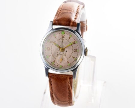 Vintage soviet mechanical POBEDA wrist watch with Kremlin