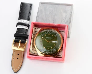 TIME CAPSULE: Vintage Soviet Raketa gold-plated perpetual calendar watch - New Old Stock (NOS)!