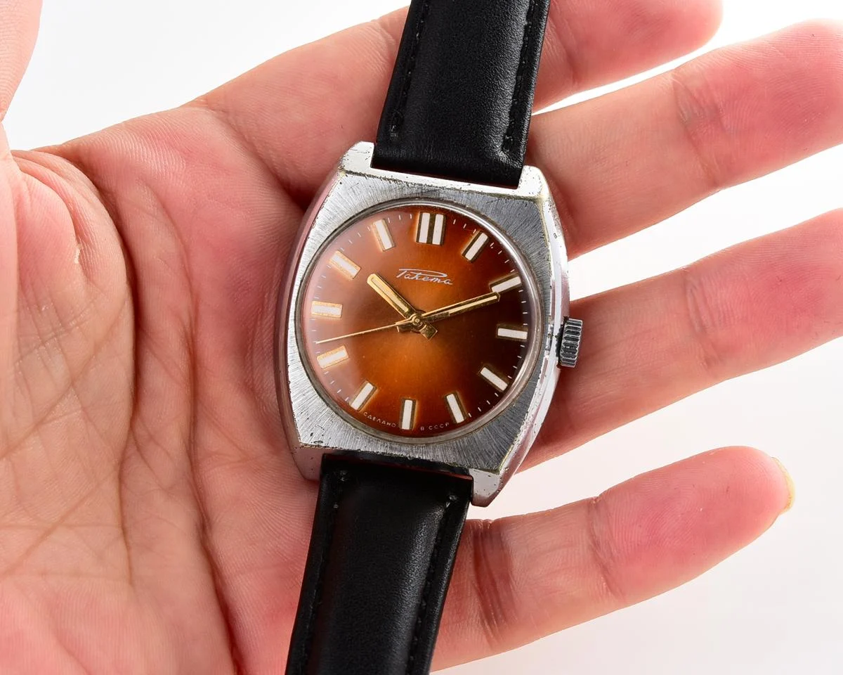 Soviet Raketa vintage mechanical watch