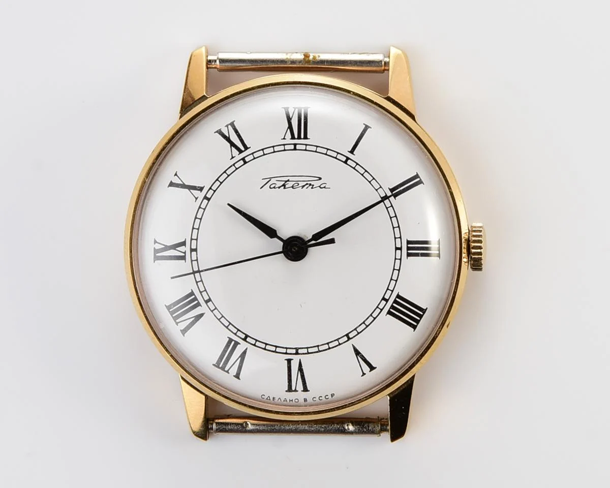 TIME CAPSULE: Vintage gold-plated Soviet Raketa watch, New Old Stock (NOS)!